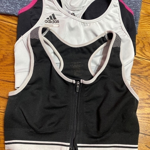 ADIDAS Medium Tank, Small Bra, 2  Bras Racerback-2 - Picture 6 of 9